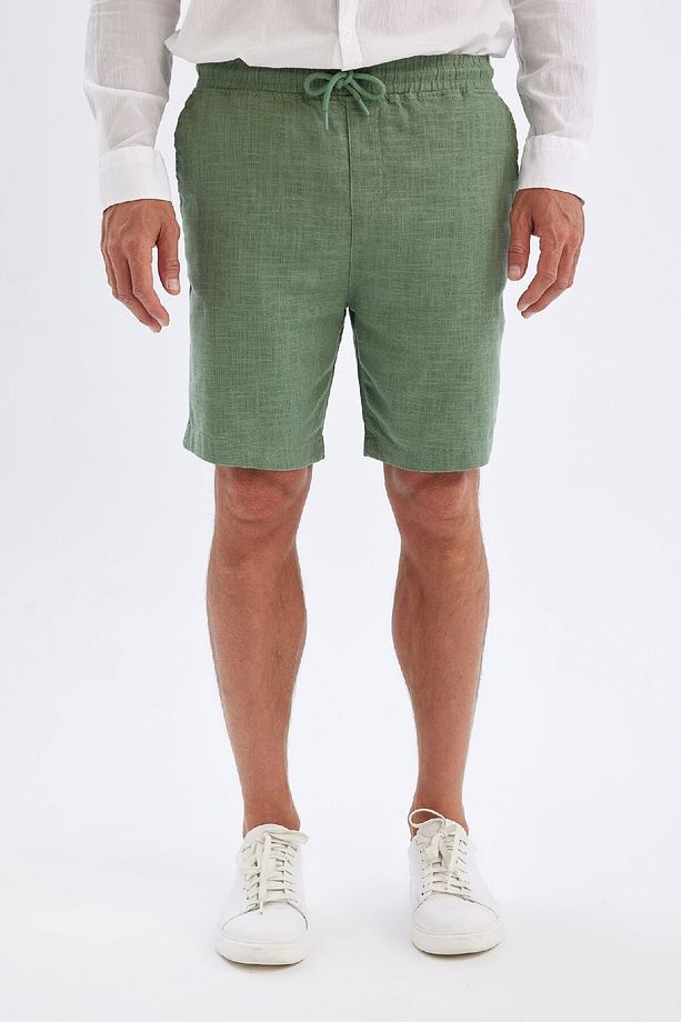 Relax Fit Pamuklu Bermuda Şort D1051AX24SM - 3