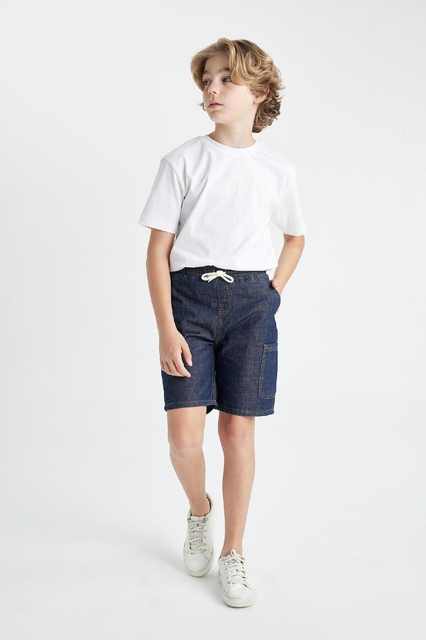 Erkek Çocuk Jean Şort D2687A824SM - 5
