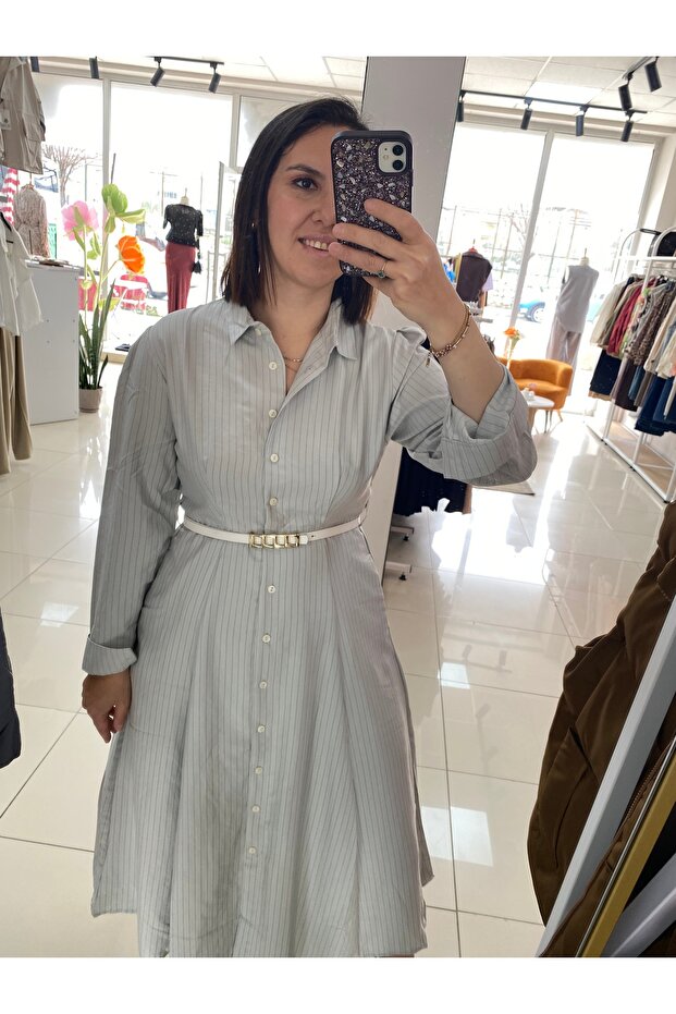 Gömlek elbise - 2