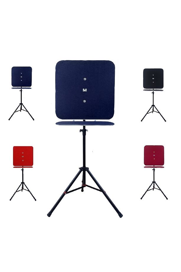 Raf Düzenekli Tripod Ayaklı Kare Dart Arkalık. Lacivert - 2