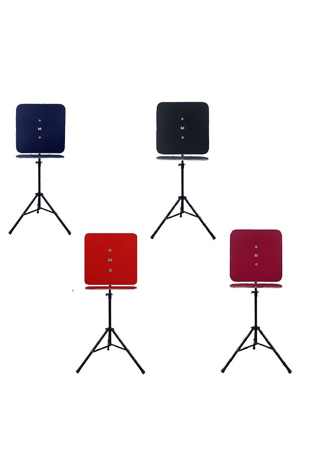 Raf Düzenekli Tripod Ayaklı Kare Dart Arkalık. Lacivert - 4