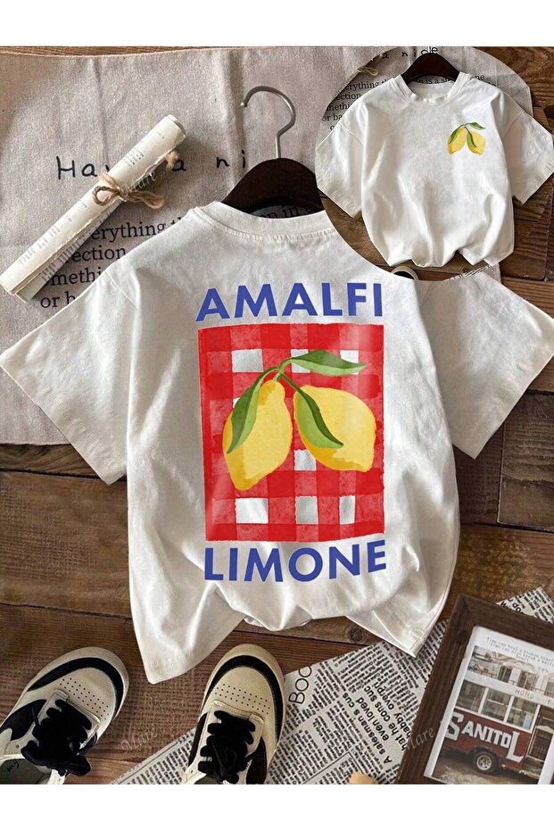 Oversize Cut Short Sleeve Printed T-Shirt