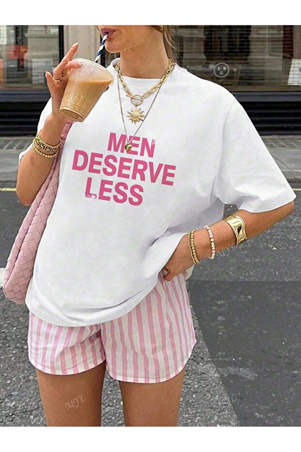 Oversize Cut Short Sleeve Printed T-Shirt