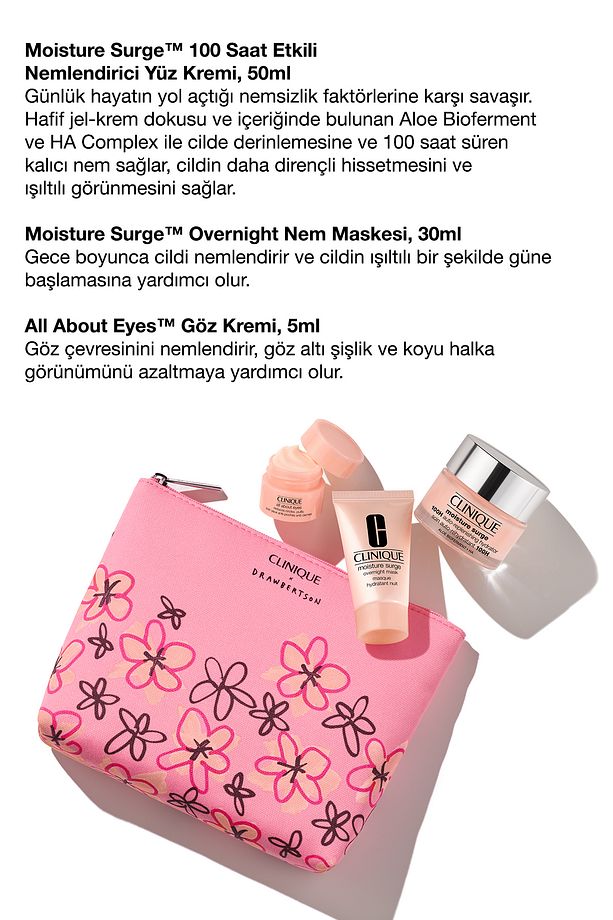 3'lü Nem Favorileri Seti - Nemlendirici 50ml, Maske 30ml, Göz Kremi 5ml - 2