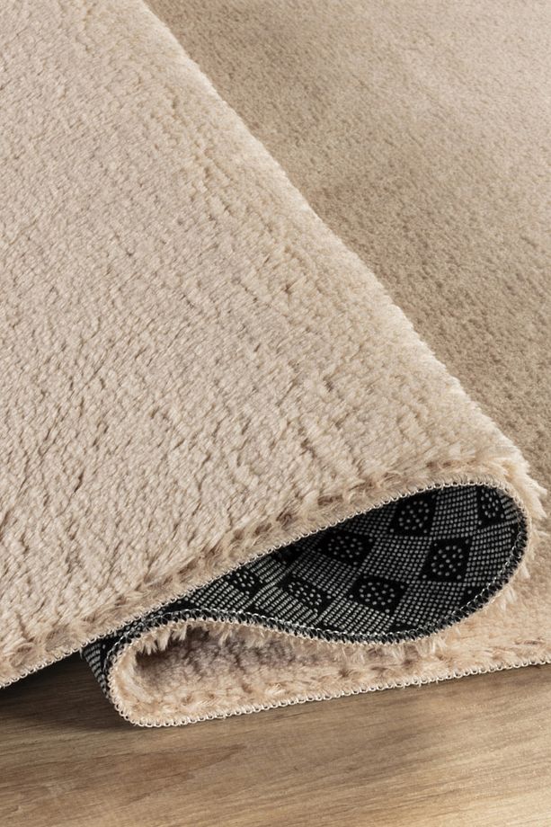 Sare By Cosy Daily Bej Yumuşak Dokulu Salon Mutfak Halısı Yolluk - 4