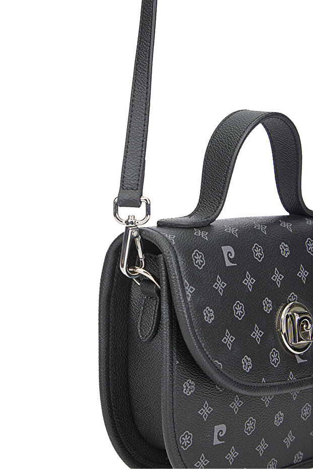 Siyah Monogram Kadın Omuz Çantası 05PO25Y2064 - 6
