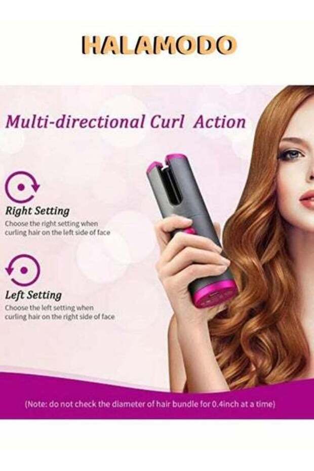 مكواة تجعيد الشعر اللاسلكية المحمولة - 4