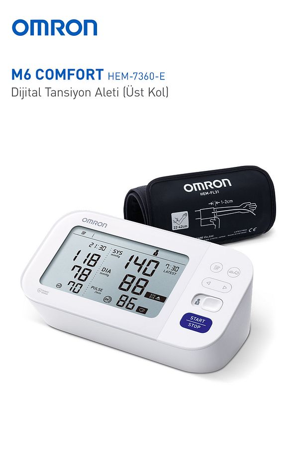 M6 Comfort AFib HEM-7380-E Koldan Ölçer Tansiyon Aleti - 2