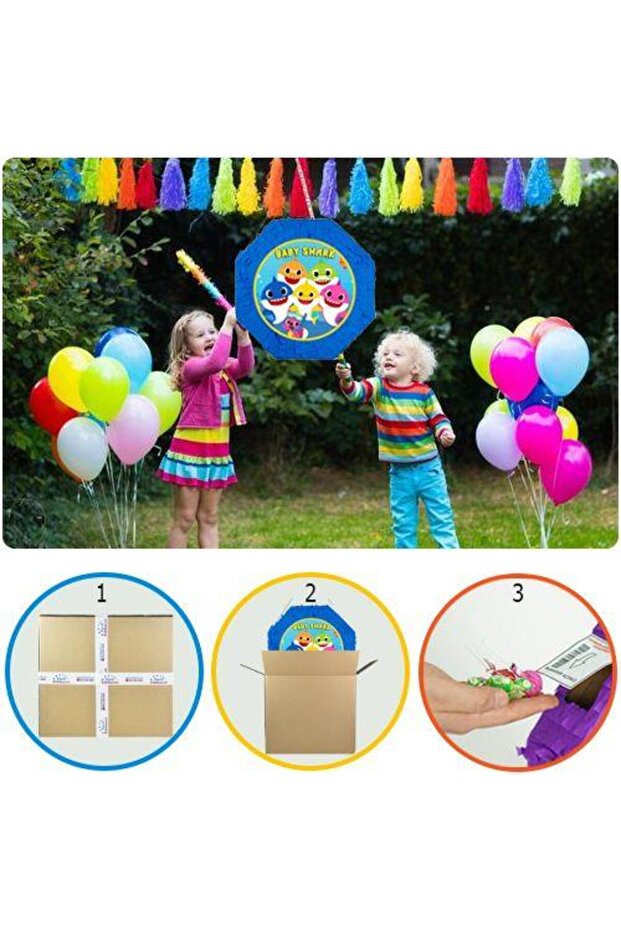 Pinyata RAPUNZEL 42 cm sopalı MOR - 3