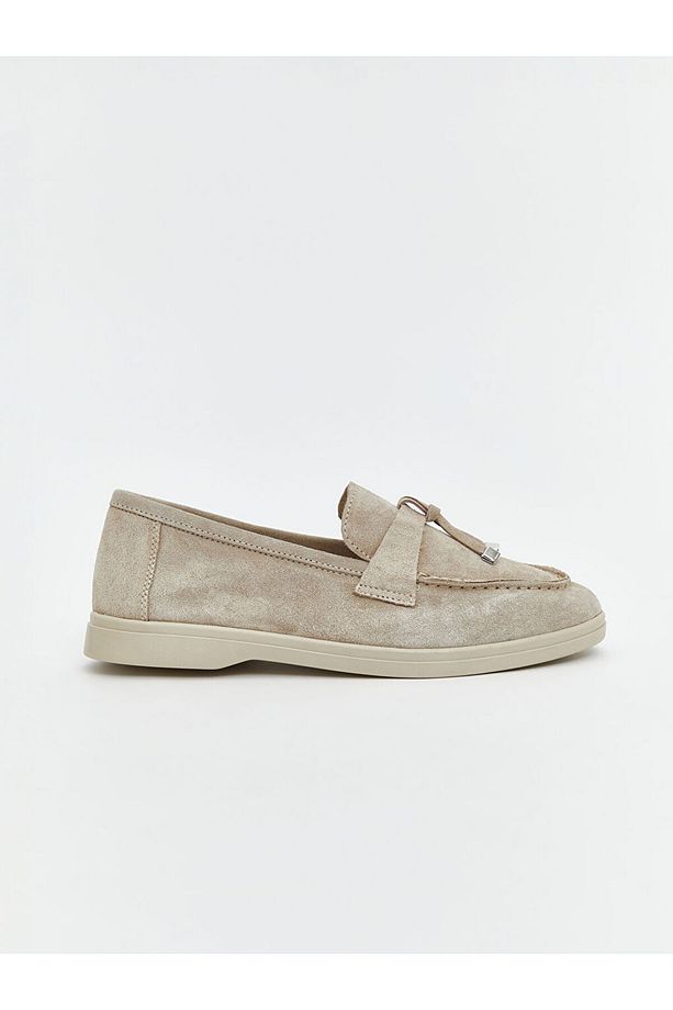 LCW STEPS Süet Görünümlü Kadın Loafer Ayakkabı - 2