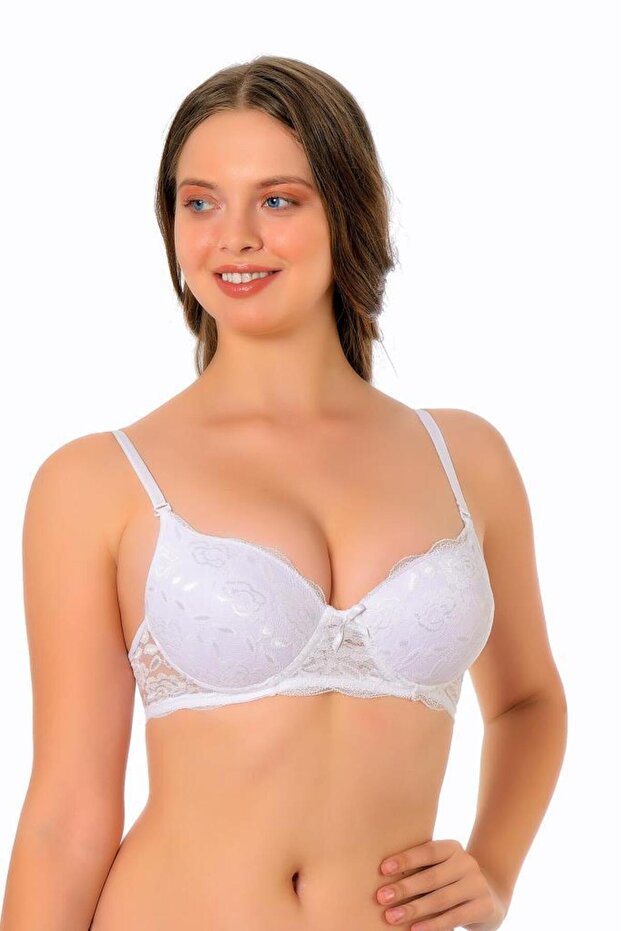Marbling Lace Padded (Wired) Women's Bra 3008-1154