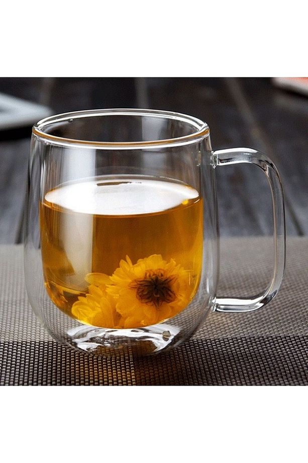 4 Adet Çift Katmanlı 250 ML Kahve Kupasi Seti -  Kahve Sunum Bardağı  - Latte Bardağı Çift Cidarlı - 4