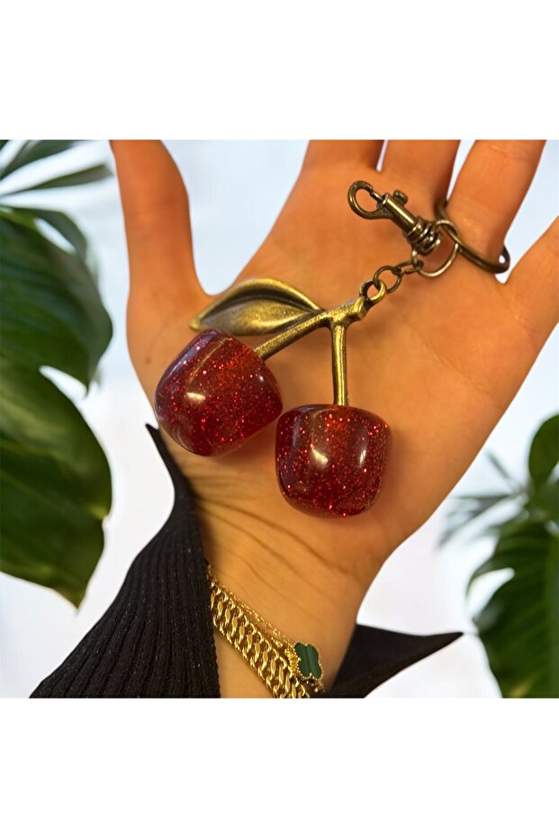 Cherry keychain - 3