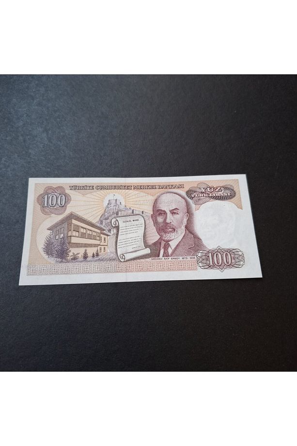 3996367e8805b7d24e F09 000363 7.Emisyon 100 Türk Lirası ÇİL eski kağıt para - 1