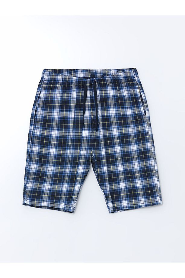 Sarı Standart Kalıp Erkek Şortlu Pijama Takımı - 3