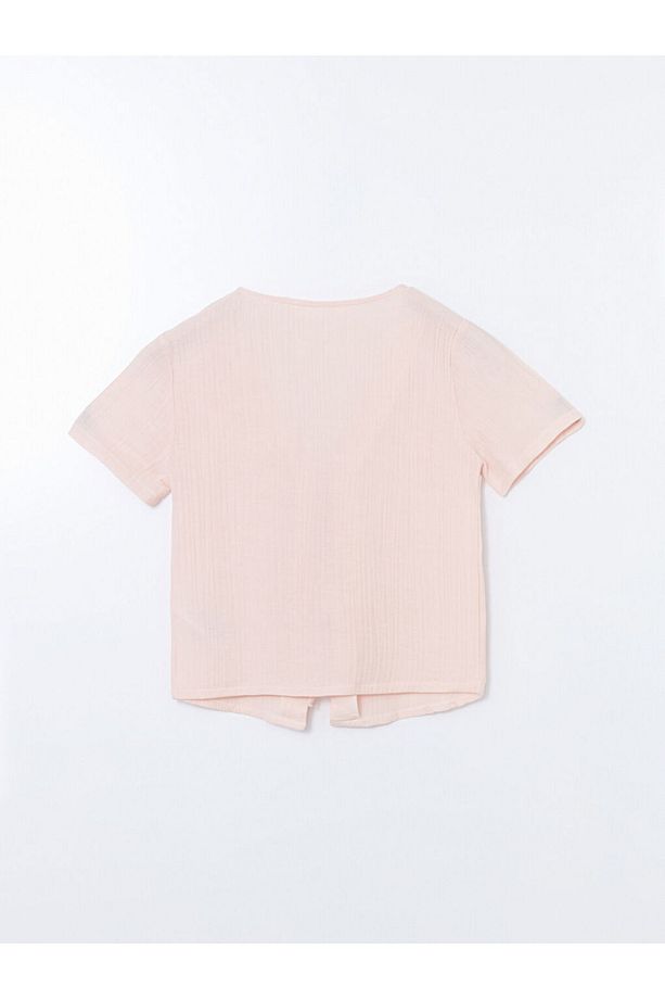 V Yaka Müslin Kadın Şortlu Pijama Takımı - 7