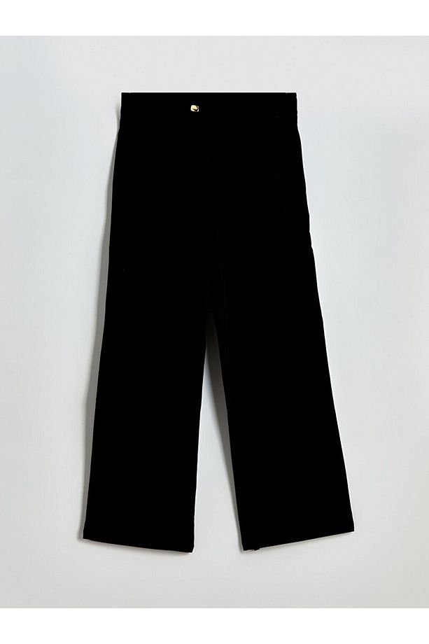 LCW Modest Siyah Loose Fit Kadın Pantolon - 5