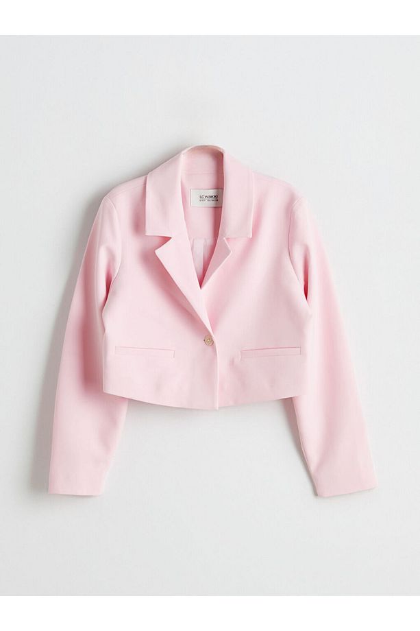 LCW Kız Çocuk Crop Blazer Ceket - 1