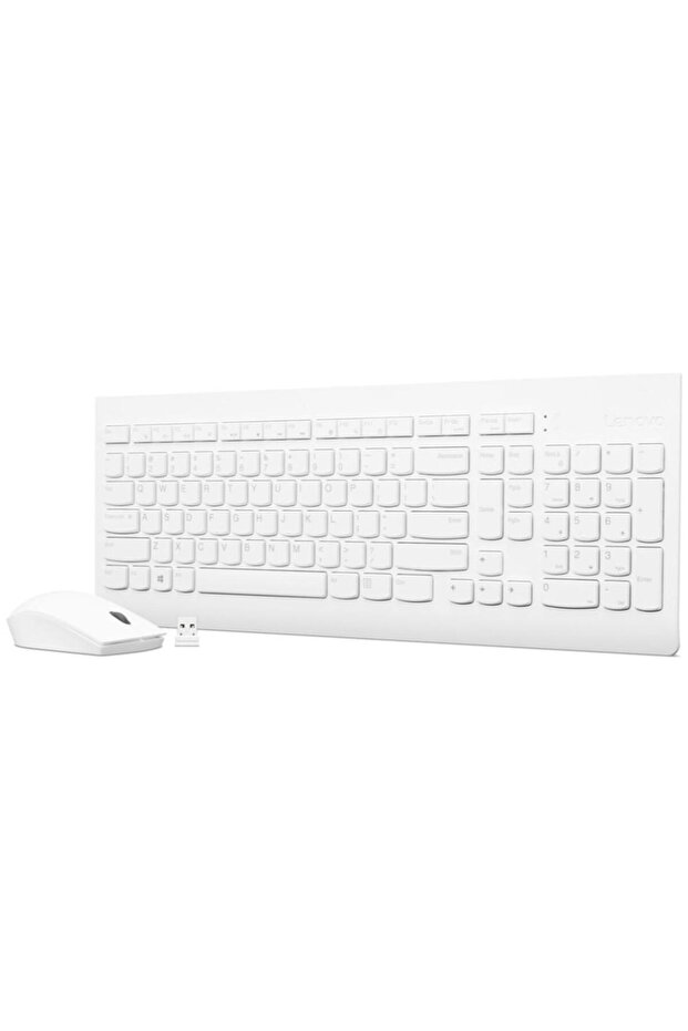 510 Kablosuz Kombo 2,4 GHz USB Alıcısı, 1200 DPI Optik Fare, Beyaz, İngilizce GX30W75336 - 1