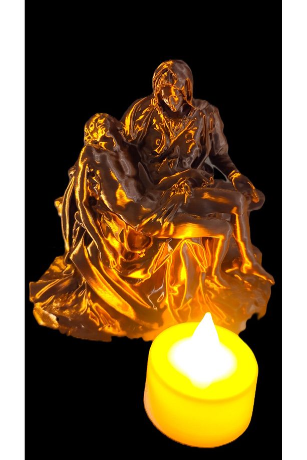 Michalengelo Pieta Hz. Meryem & Hz. İsa dekoratif süs eşyası - 3