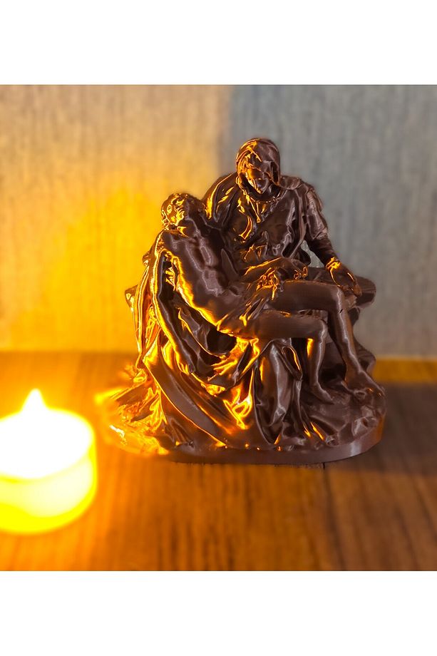 Michalengelo Pieta Hz. Meryem & Hz. İsa dekoratif süs eşyası - 4