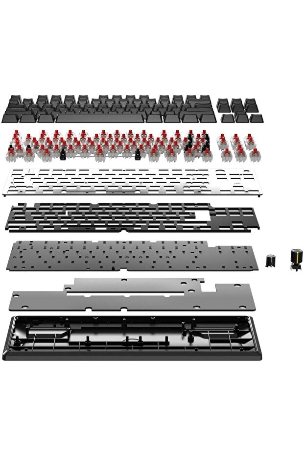 Corsair K70 Core TKL Mechanical Gaming Keyboard, MLX Red v2 Linear Switches, Sound Dampening - 11
