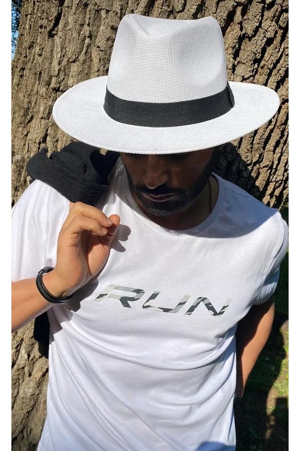 Kovboy Model Erkek Hasır Şapka - 2
