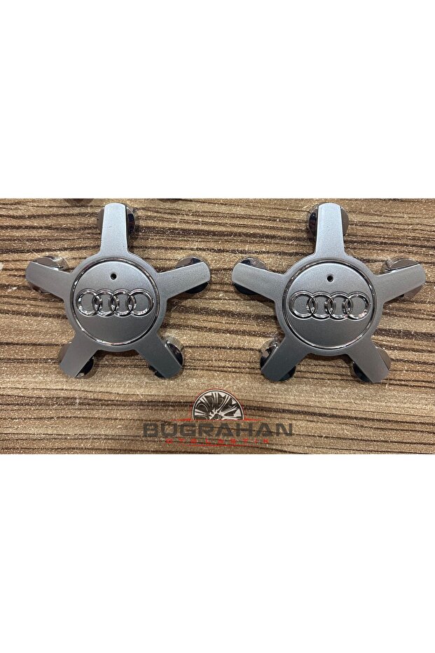 AUDİ Ahtapot 5 Kol Jant Göbeği Kapağı 2 Adet (A3-A4-A4L-A6-A6L-A7-A8-Q5-TT Uyumlu) A Kalite - 4