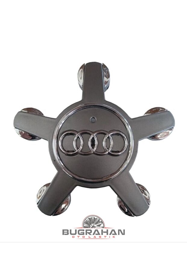 AUDİ Ahtapot 5 Kol Jant Göbeği Kapağı 2 Adet (A3-A4-A4L-A6-A6L-A7-A8-Q5-TT Uyumlu) A Kalite - 3