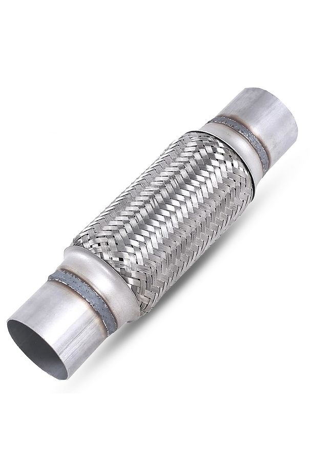 Egzoz Spiral Flex Borusu,45mmx 290mm Üniversal Tip,  Paslanmaz Çelik Çift Örgülü Flex Borusu - 4