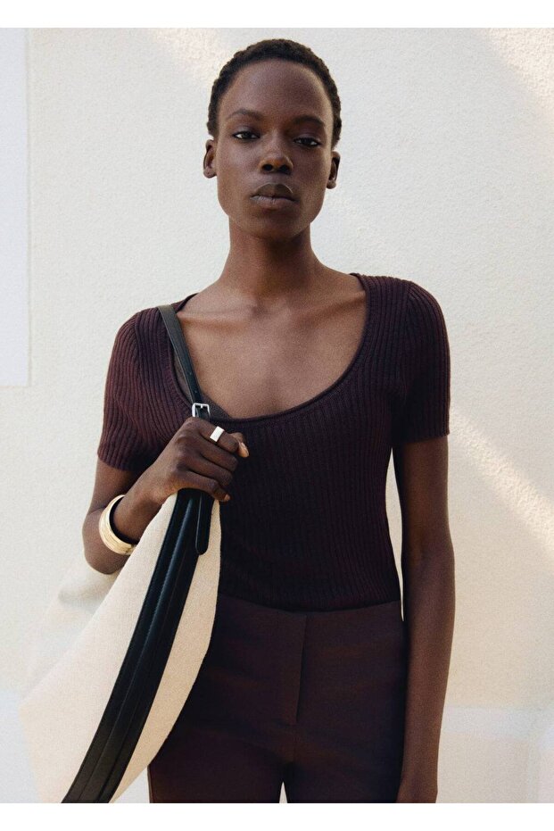 Strickpullover aus Leinenmischung - 7