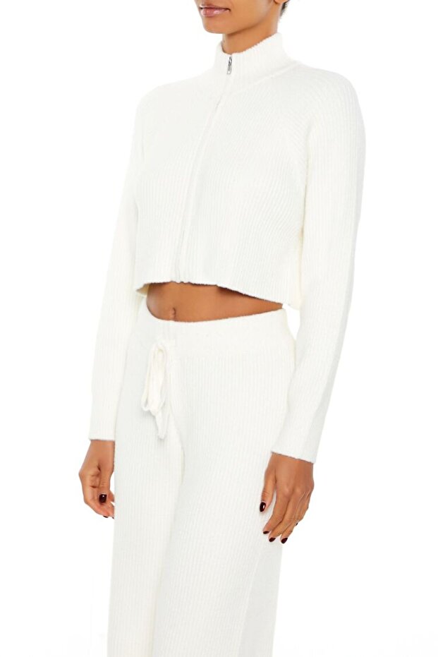 Ribanalı Triko Hırka - 1