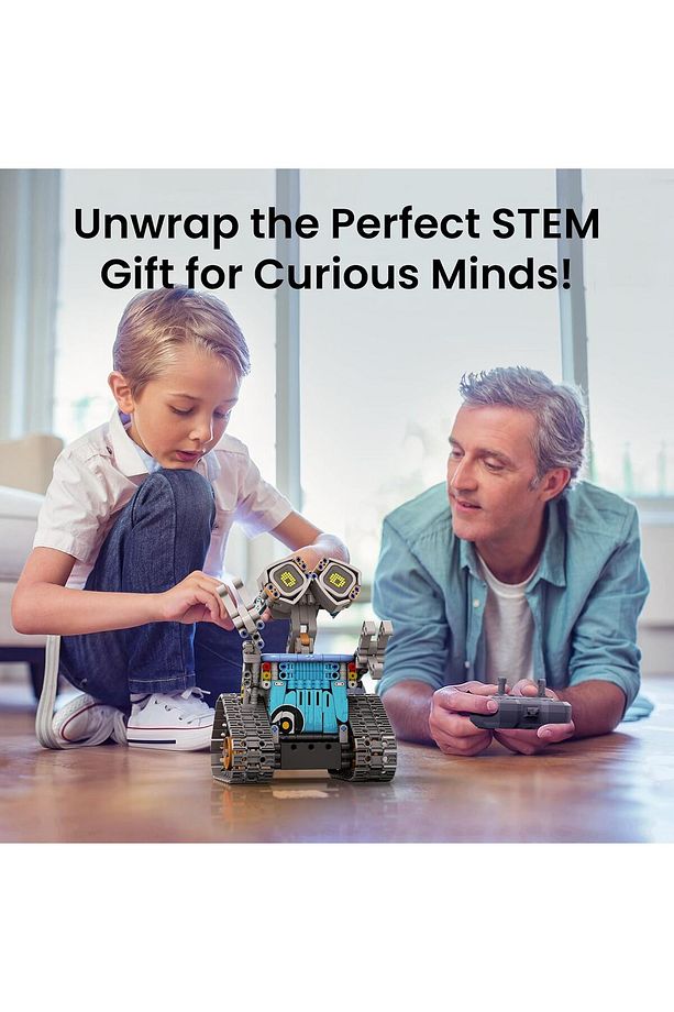 5'i 1 Arada Robot Yapım Seti Programlanabilir, Uzaktan Kumandalı ve Eğitici STEM Oyuncağı - 3