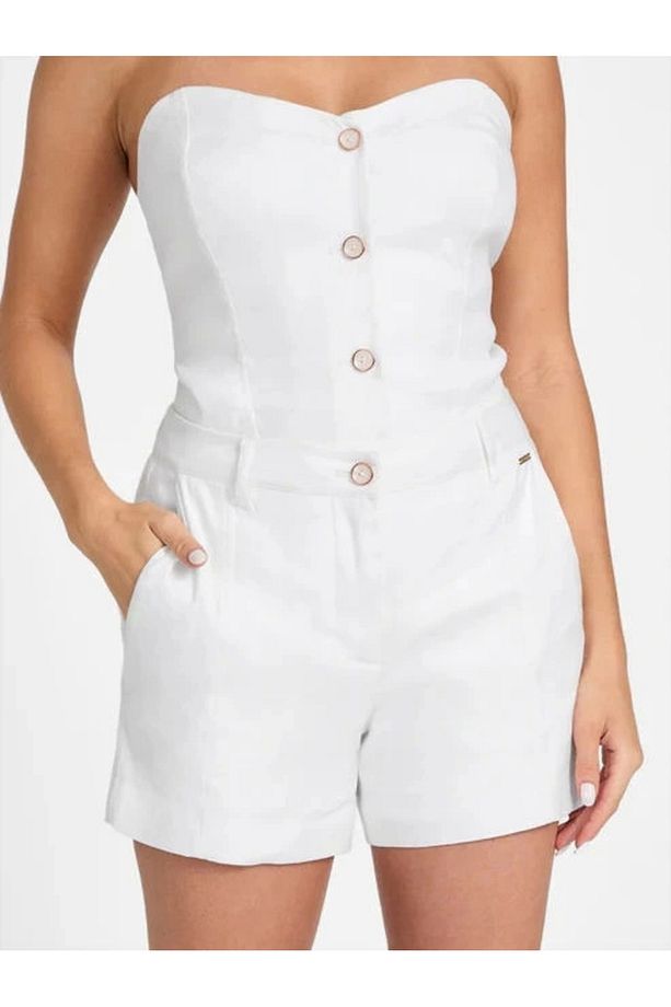 Isabeau Lının Short Kadın Beyaz Şort W5gd1wwh5l2-g011 - 1