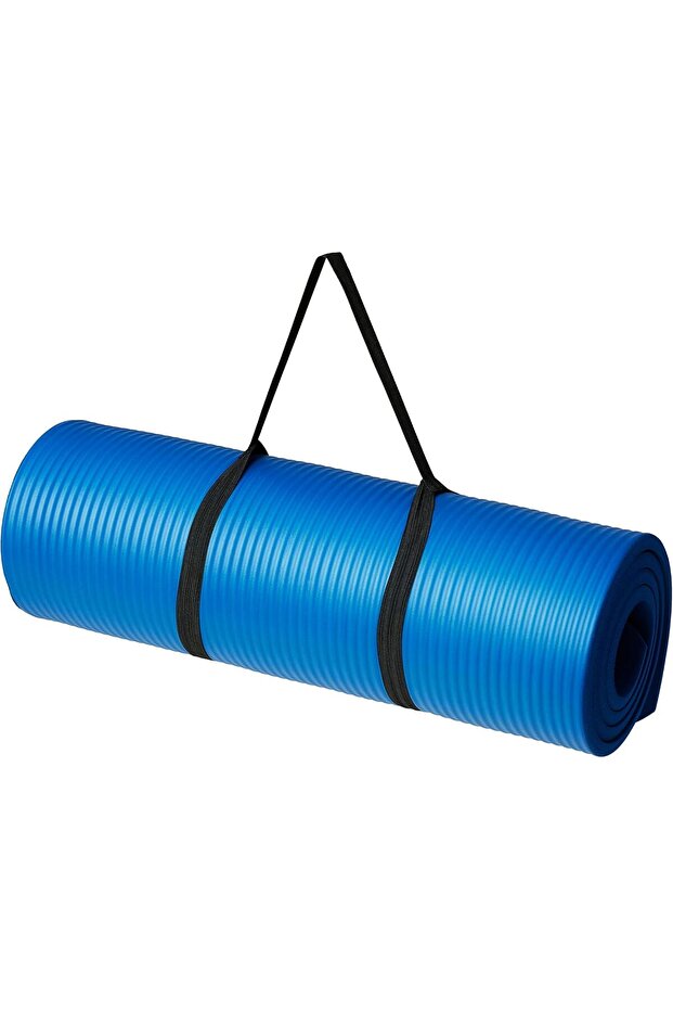 Extra Thick Exercise Yoga Gym Floor Mat with Carrying Strap