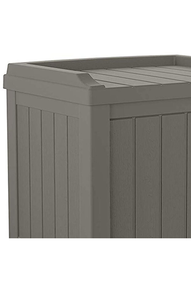 Weather Resistant Spacious Rectangular Deck Box with Seat ‎22 Gal - 5