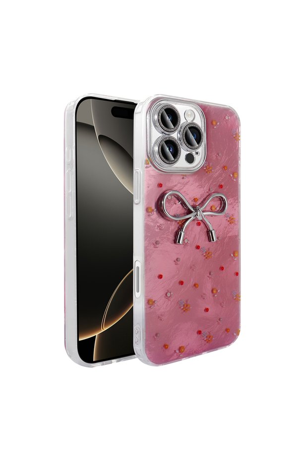 iPhone 16 Pro Max Case with Camera Protection Figured Ponti Silicone Cover