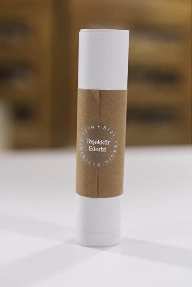 ملصق دائري شفاف 100 قطعة - 7