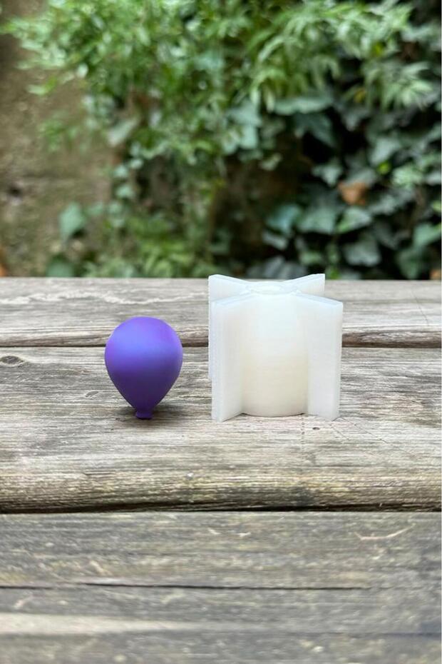 Balon Elips Orta Boy Silikon Mum Kalıbı - 4