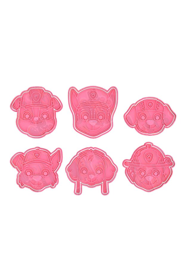 Cute Dogs Cookie Mold - 6-Piece Full Character - Play and Candy Dough Shaper