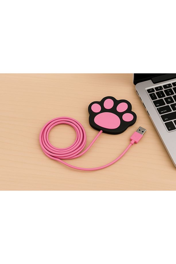 Pati Şeklinde USB Bardak Isıtıcı - Sevimli ve Pratik Bardak Altlığı - 1
