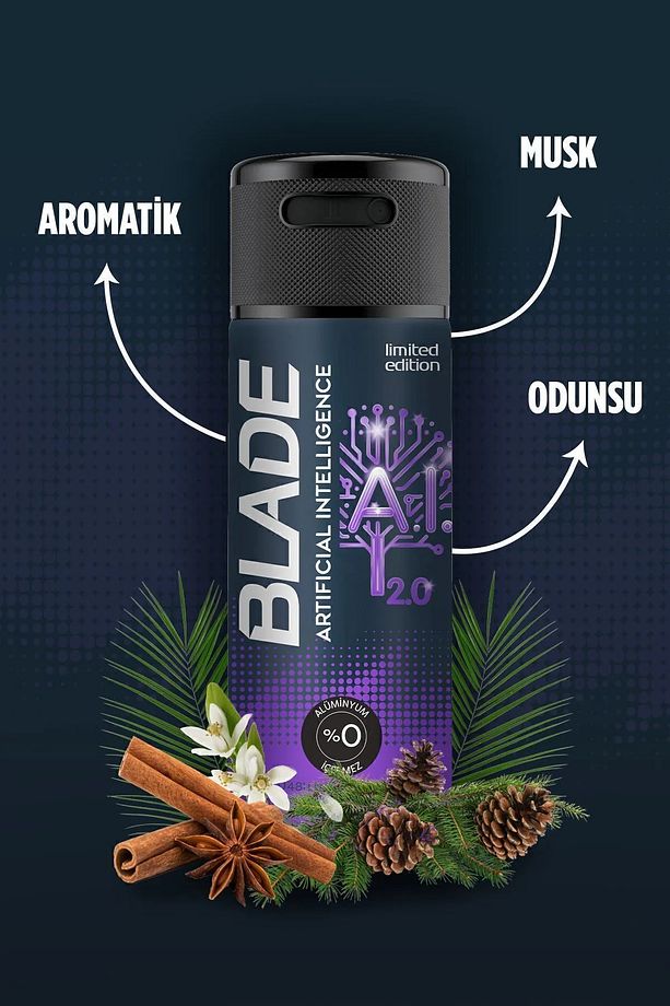 6'lı Erkek Deodorant Seti 150ml x 6 Adet - 7