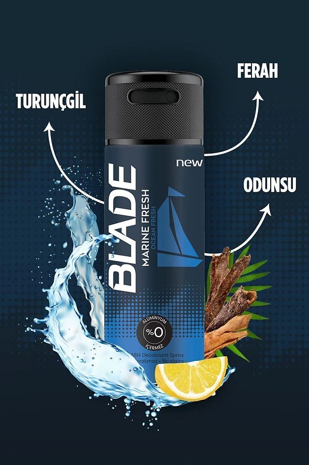 6'lı Erkek Deodorant Seti 150ml x 6 Adet - 6