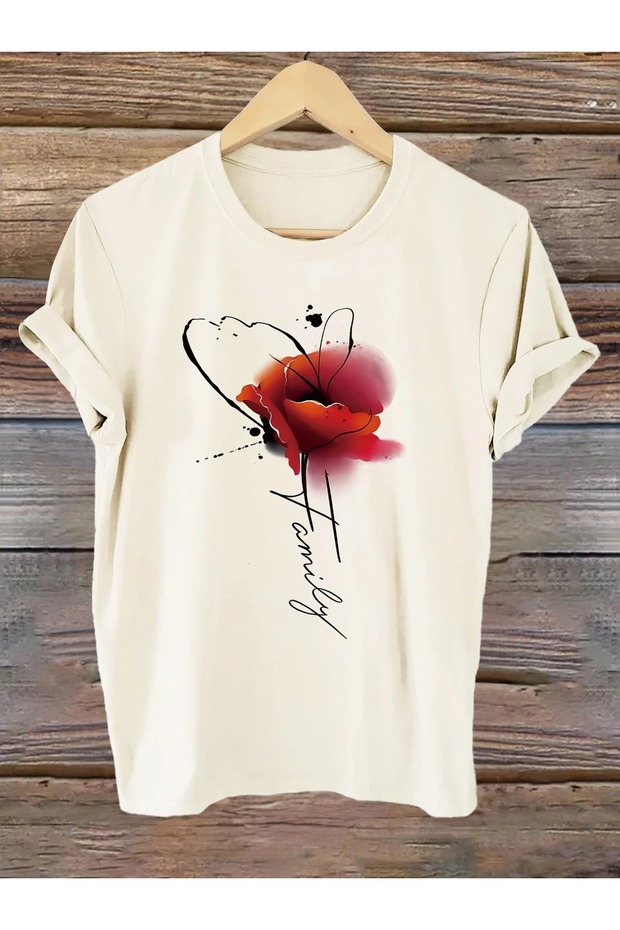 Soft Graphic Tee for Women - Short Sleeve, Crew Neck, Artist