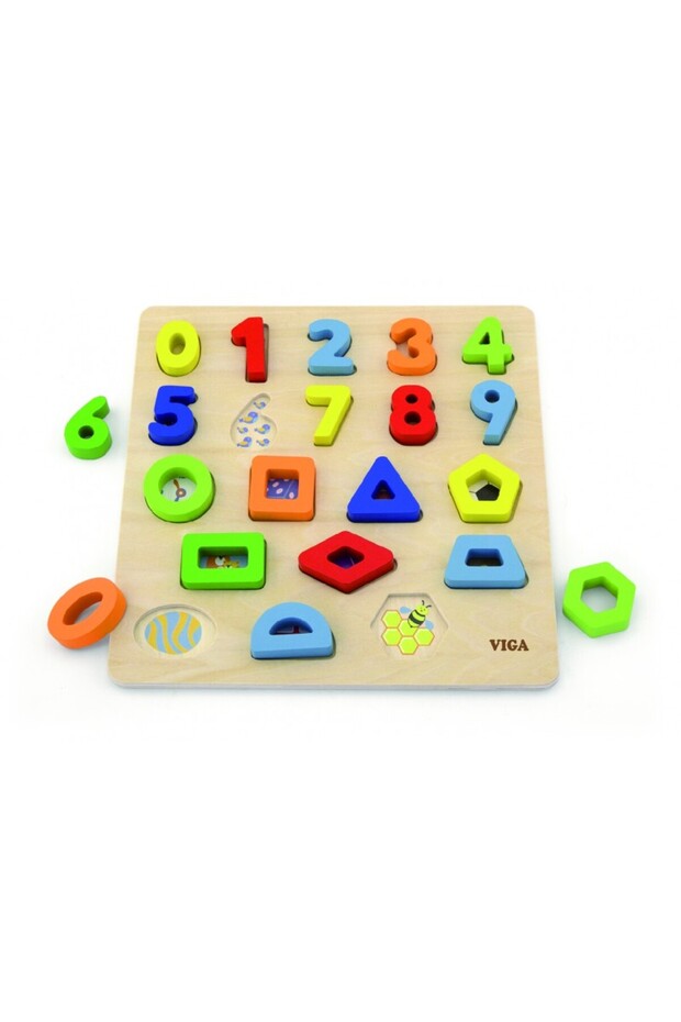 Puzzle 3D Numere si forme, Viga - 1