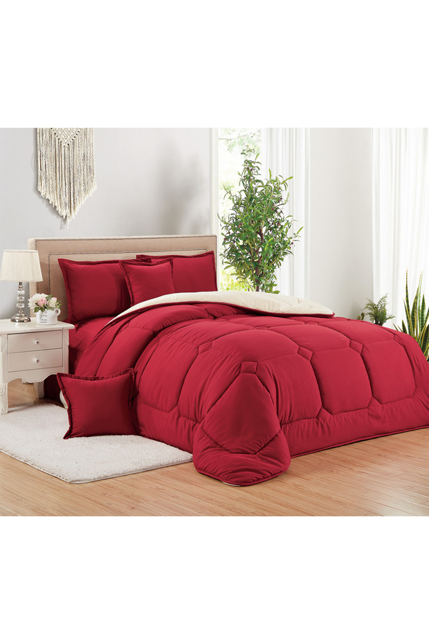 Comforter Set King Size 6 Pieces Comforter Set Twin Unisex Bedding Set - 1