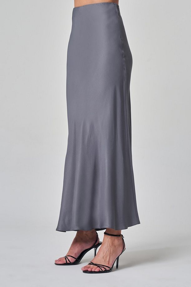 Saten Maxi Etek - 3