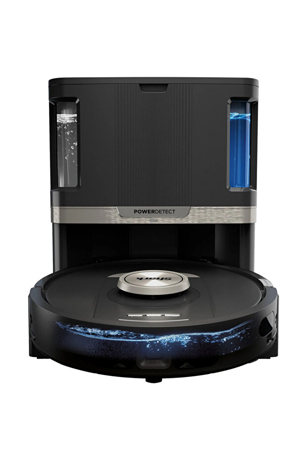 Aspirator robot Shark PowerDetect NeverTouch Pro RV2800ZEEU 2-in-1, Rezervor 1.7 l (Negru) - 3