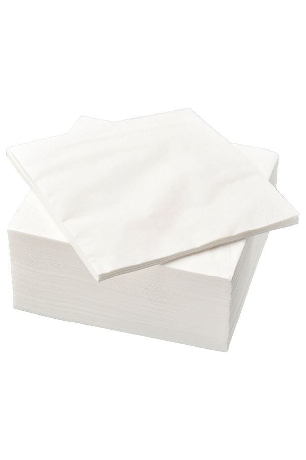 FANTASTISK Paper napkin, white, 40 x 40 cm
