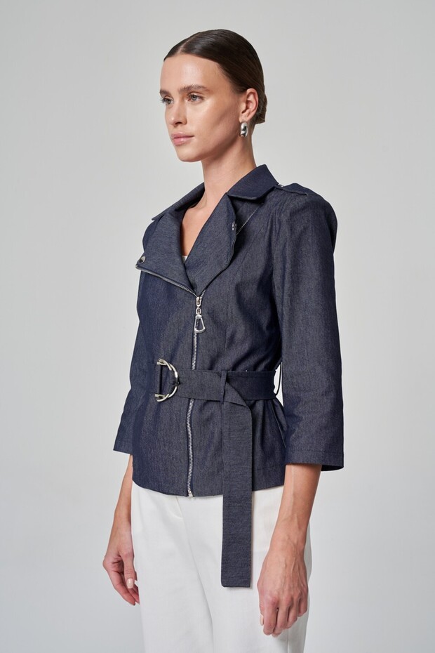 Fermuar Detaylı Ceket - 2